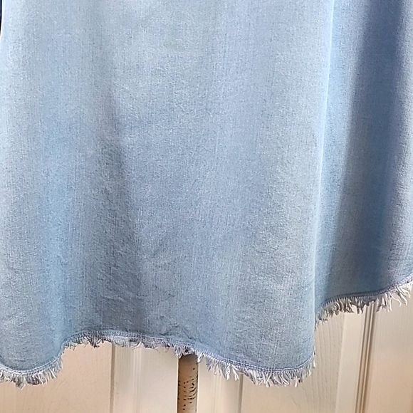 a.n.a Denim Blouse - Picture 3 of 10